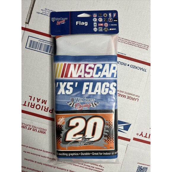Tony Stewart NASCAR #20 Home Depot 3 x 5’ Flag WinCraft Racing - Picture 1 of 6